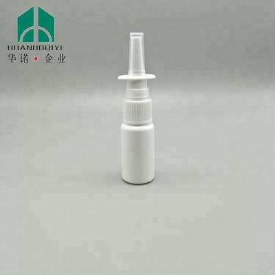 China 2018 Hot Selling 15ml 30ml 50ml White Screw Empty HDPE Nasal Spray Empty Plastic Bottle For Pharmaceutical Packaging for sale