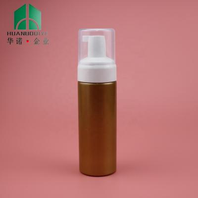 China Household Products 100ml Foaming Liquid Bottle Dispenser Foam Brown Bottles With Cap Plastic Shampoo Lotion Bottling for sale