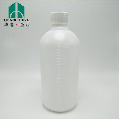 China Pharmaceutical Plastic 500ml HDPE Liquid Medical Bottle With Tamper Proof Cap for sale