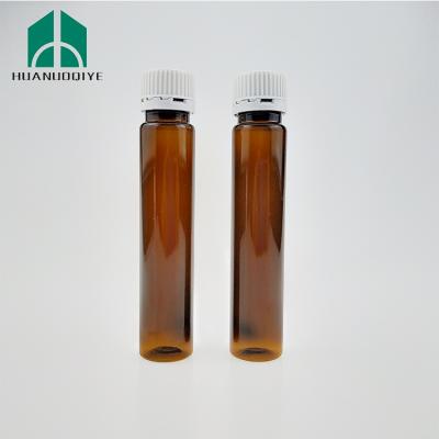 China 2019 Hot Sale PET Pharmaceuticals Amber Oral Liquid Plastic Bottle 1oz And 30ml With Tamper Evident Cap for sale