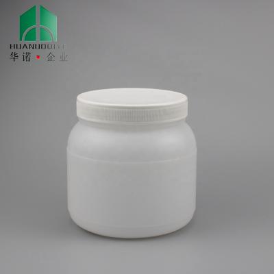 China Recycable 1000ml Powder Bottle Wide Mouth Storage Container For Ink Cream Liquid Food Grade HDPE Bottle for sale