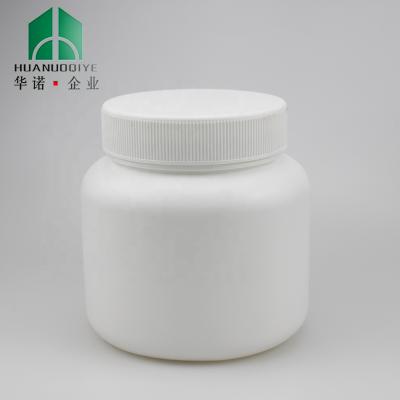 China Recycable 1500ml White HDPE Wide Mouth Plastic Round Jar For Weight Loss Protein Powder With 100-400 Neck for sale