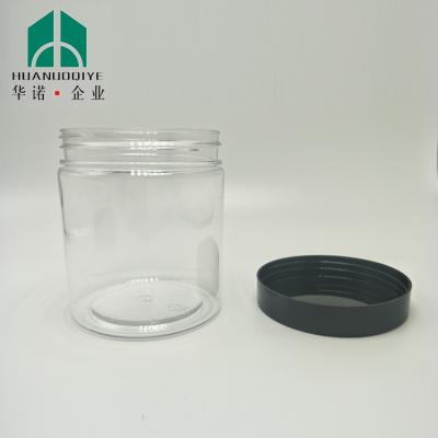 China Canned Food Clear PET Plastic Food Jars for sale