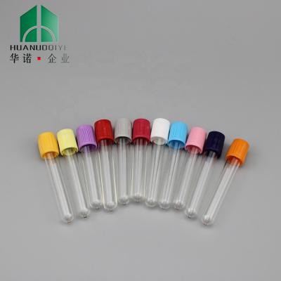 China Disposable Medical Exam Safety Vacuum Blood Collection Tube With Plastic Cap for sale