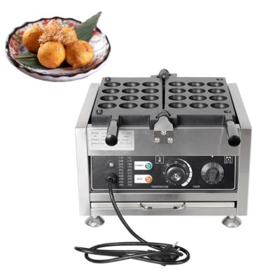 China Commercial Japanese 110V/220V Adjustable Thermostat Octopus Ball Takoyaki Grill Machine Waffle Ball Machine Skewer Waffle Maker for sale