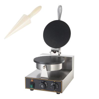 China Adjustable Commercial Non-Stick Crispy Pancake Iron Waffle Maker Cone Waffle Machine Egg Waffle Egg Roll Cone Waffle Ice Cream Thermostat Cake Baking Oven for sale