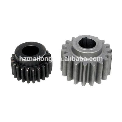 China Transmit motion and power between Manufacturers Small Parallel Keyway Keyless Steel Spur Gears for sale