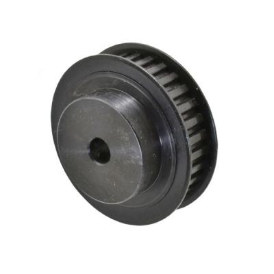 China Transmission Parts Black Oxide Standard Bore Timing Pulley Steel Driver for sale