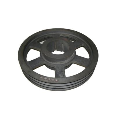 China Transmission Parts Cast Black Big V-belt Pulley for sale