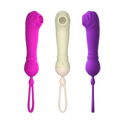 China Silicone/ABS Vibration G-spot Massager Vibrator Masturbator Usb Female Sex Toys Mini Sucking 7-Frequency Stimulation Waterproof Eggs for sale