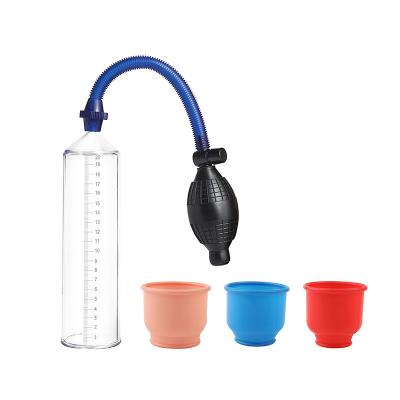 China Male PS+ABS Commodities Entender Aircraft Bottle Adult Suction Ball Plastic Bucket for sale