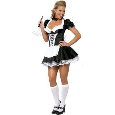 China Sexy Maid Women's Mesh Underwear Sexy Maid Cosplay Costume for sale