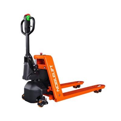 China Building Material Shops Convenient Self Loading Price Electric Economical Long-handle Electric Pallet Stacker Semi-electric Pallet Truck for sale