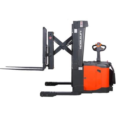 China Building Material Stores Low Price Various Sizes Electric Stacker Self Loading Stacker for sale