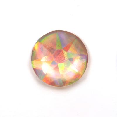 China Wholesale Artificial Flatback Loose Round Epoxy Resin Stone Cabochon for sale