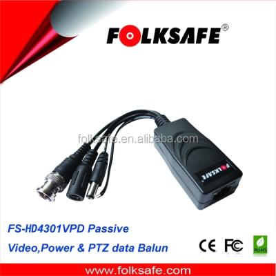 China Folksafe CCTV Accessories, HD-CVI/TVI/AHD/CVBS Balanced Video Transformer, Transmitter and Receiver, FS-HD4301VPD CCTV Accessories FS-HD4301VPD for sale