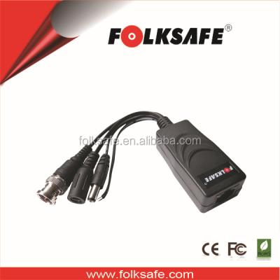 China Folksafe New Arrival CE FCC ROHS 1-CH Power Data Symmetrical Transformer FS-4301VPD Video Symmetrical Transformer FS-4301VPD Passive Video And Power Symmetrical Transformer for sale