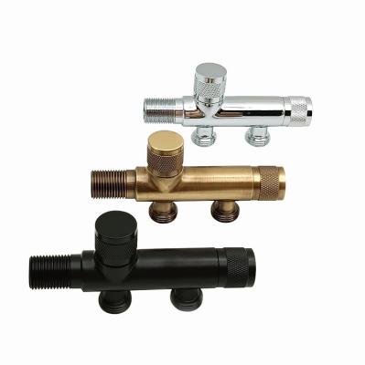 China Manual Control Angle Water Stop All-Copper Triangular Valve for Bathroom Toilet Hotel for sale