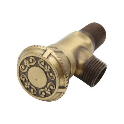 China Water Control Bathroom Toilet Regulator Brass Angle Radiator Valve For Faucet for sale