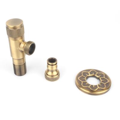 China Customer's Requested Brass Cartridge Triangle Valve for Bathroom Toilet and Wash Basins for sale