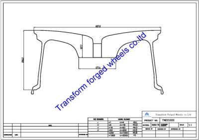 China TM221003 22X10 inches forged wheels monoblock wheels blanks Dimple style barrel and rims for sale