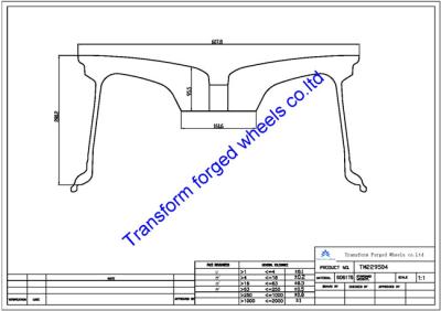 China TM229504 22X9.5 inches forged wheels monoblock wheels blanks Dimple style barrel and rims for sale