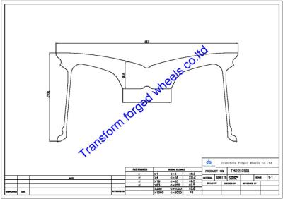 China TM2210501 22X10.5 inches forged wheels monoblock wheels blanks Dimple style barrel and rims for sale