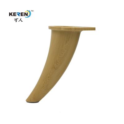 China KR-P0181W1 Custom Replacement Plastic Couch Legs , Modern Decorative Plastic Sofa Legs for sale