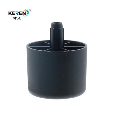 China KR-P0398 reemplazo plástico moderno de 2 de la pulgada piernas del sofá para las extensiones de los muebles en venta