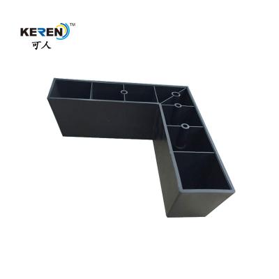 China KR-P0261 Durable Plastic Cabinet Feet , Modern L Shaped Furniture Feet High Stability for sale