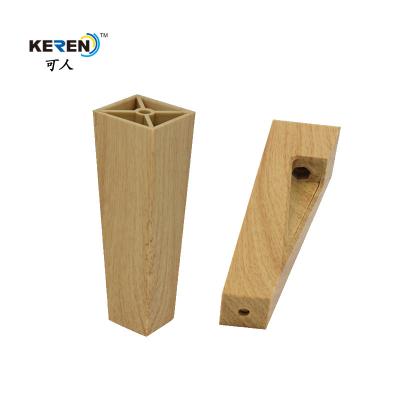 China KR-P0296W1 Irregular Oblique Plastic Sofa Feet Replacement 150mm Reduce Vibration for sale