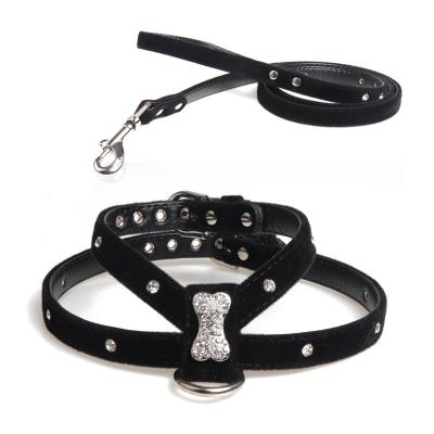 China Wholesale Big Discount DETACHED No Pull Dog Harness Cheap Small And Large Dog Leather Harness for sale