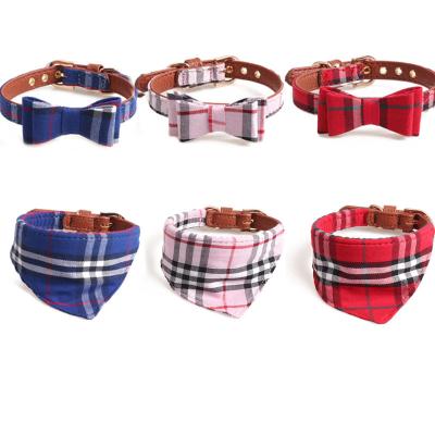 China Amigo Viable Designer New Luxury Wholesale Bowknot Bowknot Dog Collar Bandana Collar Bow Tie Pet Leash Viable Designer Leash for sale