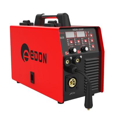 China DC INVERTER MULTIFUNCTIONAL EDON MIG WELDING MACHINE/MMA-200 MIG DOUBLE PULSE ALUMINUM WELDER for sale