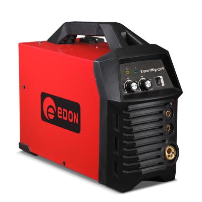 China EDON Expert MIG 205 IGBT INVERTER MIG WELDING MACHINE CO2 GAS MIG PORTABLE WELDER for sale