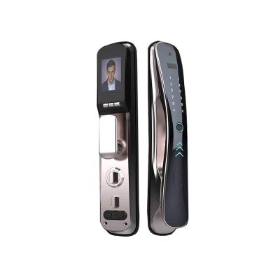 China Aluminum Alloy Fashion Design Aluminum Alloy Smart Door Lock Home Fingerprint Smart Door Lock Actory Anti Theft for sale