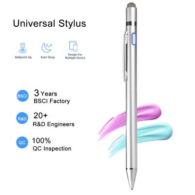 China Universal Custom Logo Touch Pen For Apple Ipad OPPO HUAWEI Xiaomi Tablet Pen For Android Phone Active Stylus Pen For Android Phone for sale