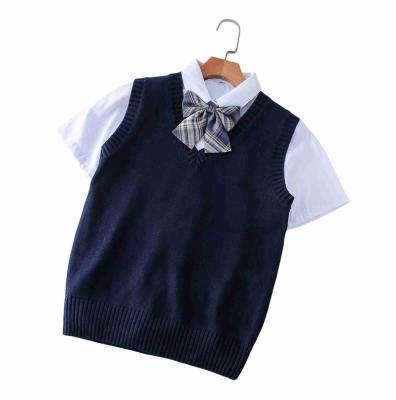 China Custom Made Casual Cotton Sweater Vest Breathable Knitted Women Waterproof For External Use for sale