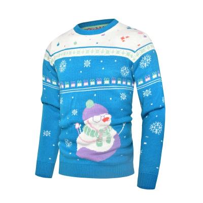 China 2022 OEM/ODM Anti-Wrinkle Christmas Sweater Unisex O-Neck Knitted Ugly Oversized Christmas Knitted Pullover Sweater for sale