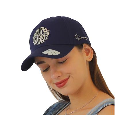 China COMMON Meow Design High Quality 6 Panels Women Cover Up Ladies Adjustable Ball Hats With Custom Embroidery Logo Baseball Cap Hat for sale