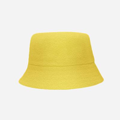 China Breathable Comfort Factory Customized Soft White Cotton Terry Cloth Towelling Bucket Hat for sale