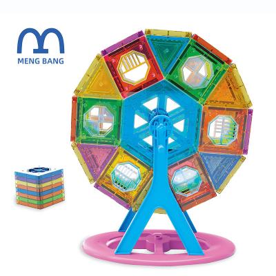 China DIY TOY Standard Size Magnetic Ferris Wheel Toys 55 Pcs Magnet Building Block Toy For Kids for sale