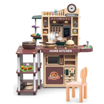 China Funny Educational Toy 99PCS Pretend Play Kitchen Toys Girls Toys Child Kitchen Toys for sale