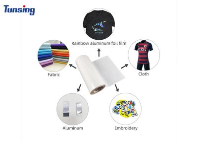 China Po Hot Melt Glue Film 100 Yards Thermoplastic EAA Adhesive Film For Embroidery Badges for sale