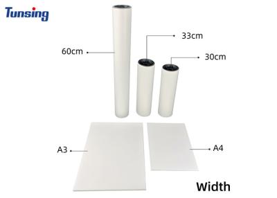 China 0.075mm Stärke-Wärmeübertragungs-Vinyl bedeckt 30cm 60cm Breite Dtf-HAUSTIER zu verkaufen