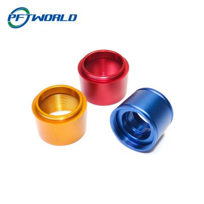 China Customized Aluminun CNC Turning Parts With Normal Colored Bright Anodizing for sale