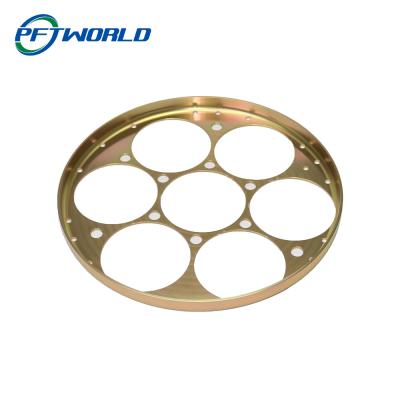 China Custom Precision Brass Accessories Sheet Metal Laser Cutting Parts Fabrication Parts for sale