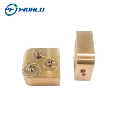 Cina CNC Machining Brass Service Nickle Plating 5 Axis Milling Copper Bronze Parts in vendita