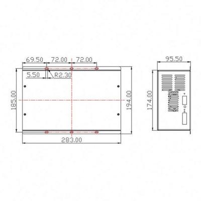 China Power supply CO2 laser engraving machine 40w 50w 60w 80w 100w 150w CO2 laser tube for laser cutting machine for sale