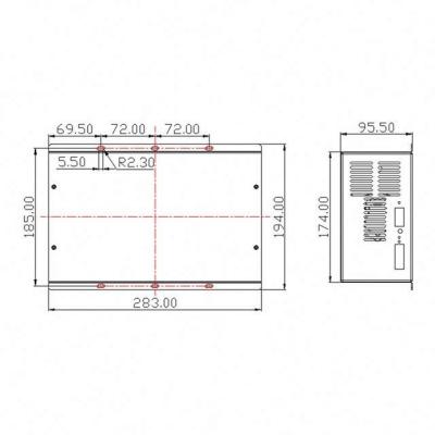 China 80w CO2 laser engraving machine laser tube power source laser power supply with lowest price for sale